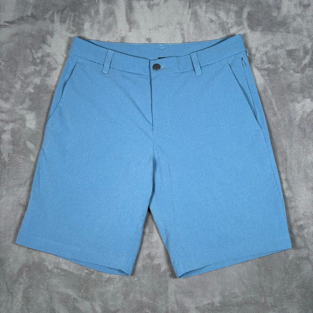Lululemon Commission Classic Fit 9” Warpstreme Shorts Blue Size 31